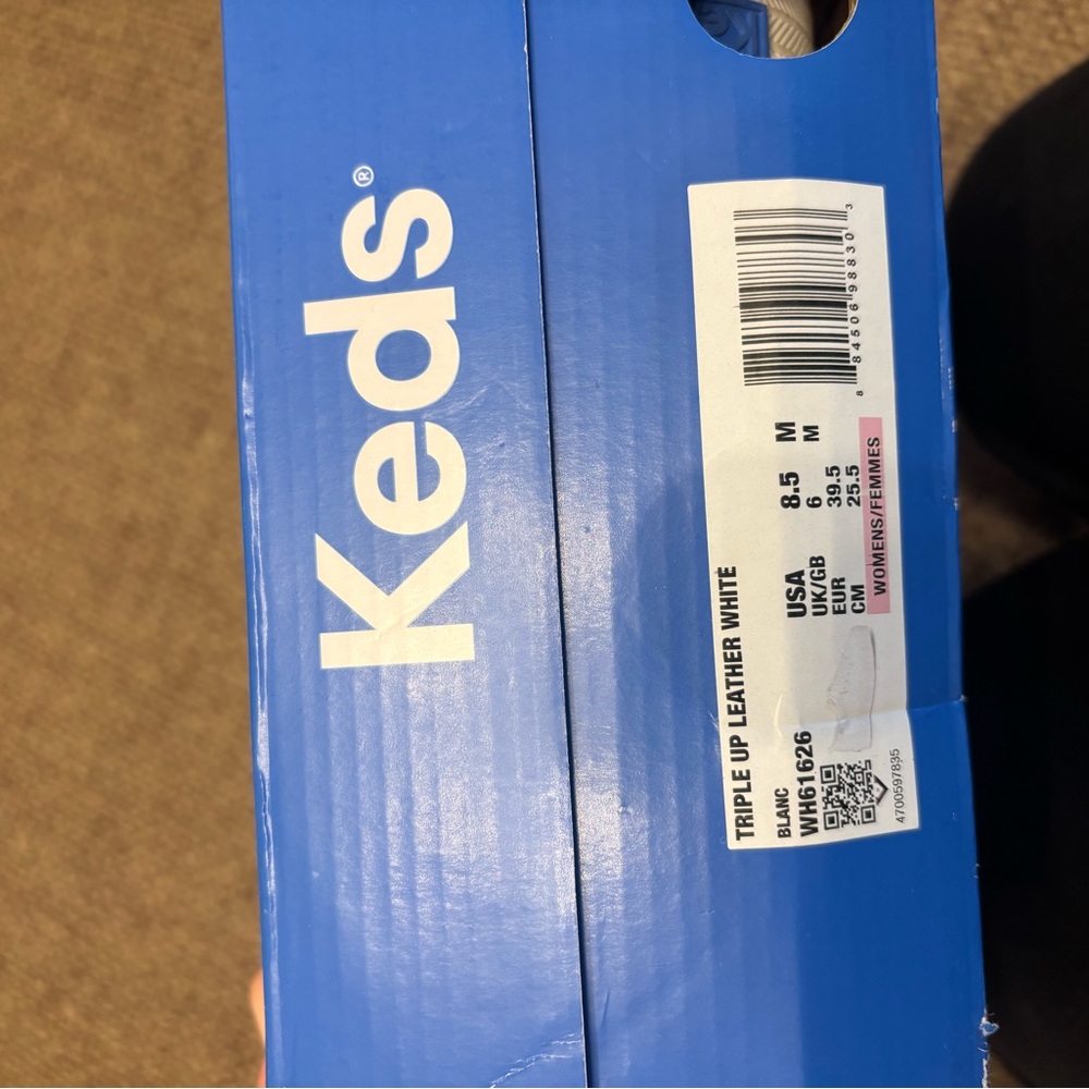 Keds Triple Up Leather Sneakers in White - Picture 9 of 9
